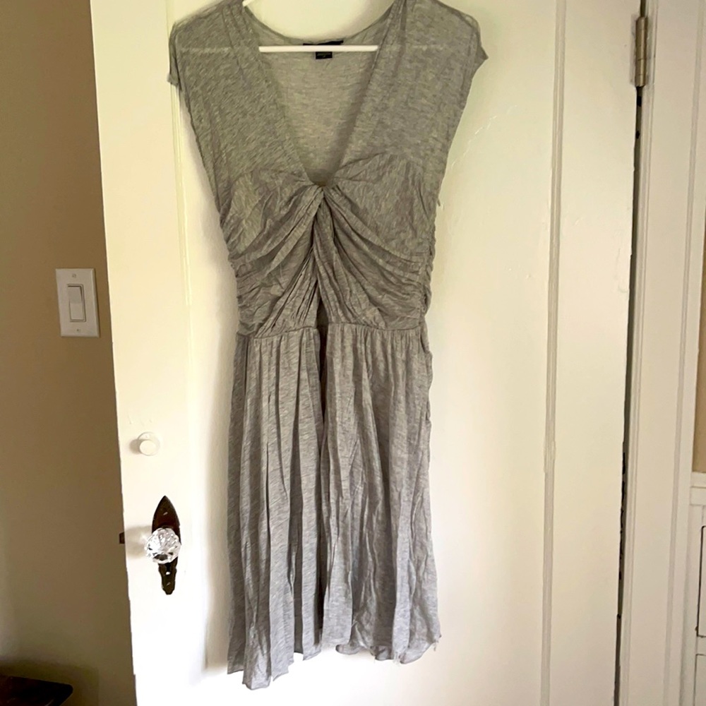 Fun, light, grey dress from Armani Exchange